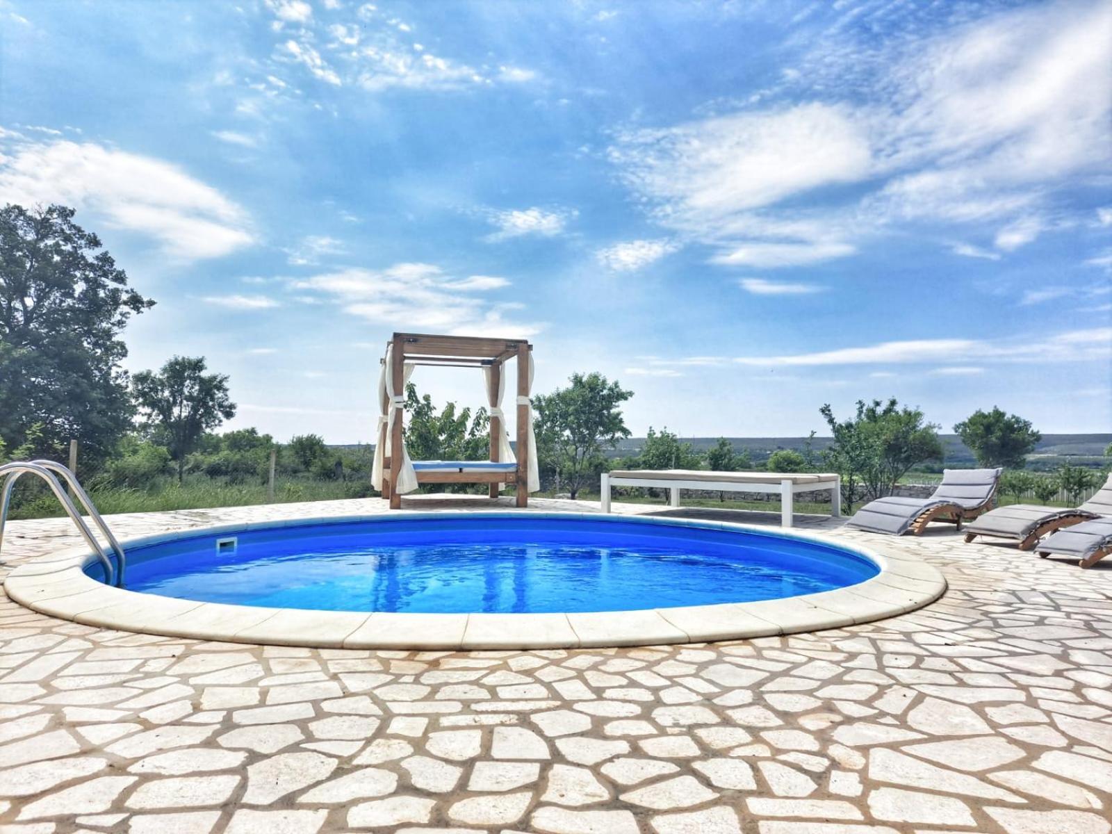 Villa Stone Pearl With Heated Swimming Pool Sveti Filip i Jakov Εξωτερικό φωτογραφία